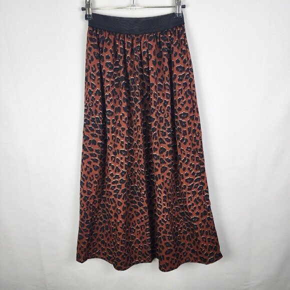 3.3 Field Trip Animal Print Maxi Skirt S - Picture 2 of 4